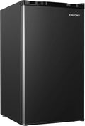 EUHOMY 3.2 Cu.Ft Mini Fridge with Freezer Single Door Compact Refrigerator Adjustable Thermostat